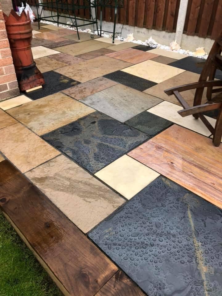 Patio paving stones